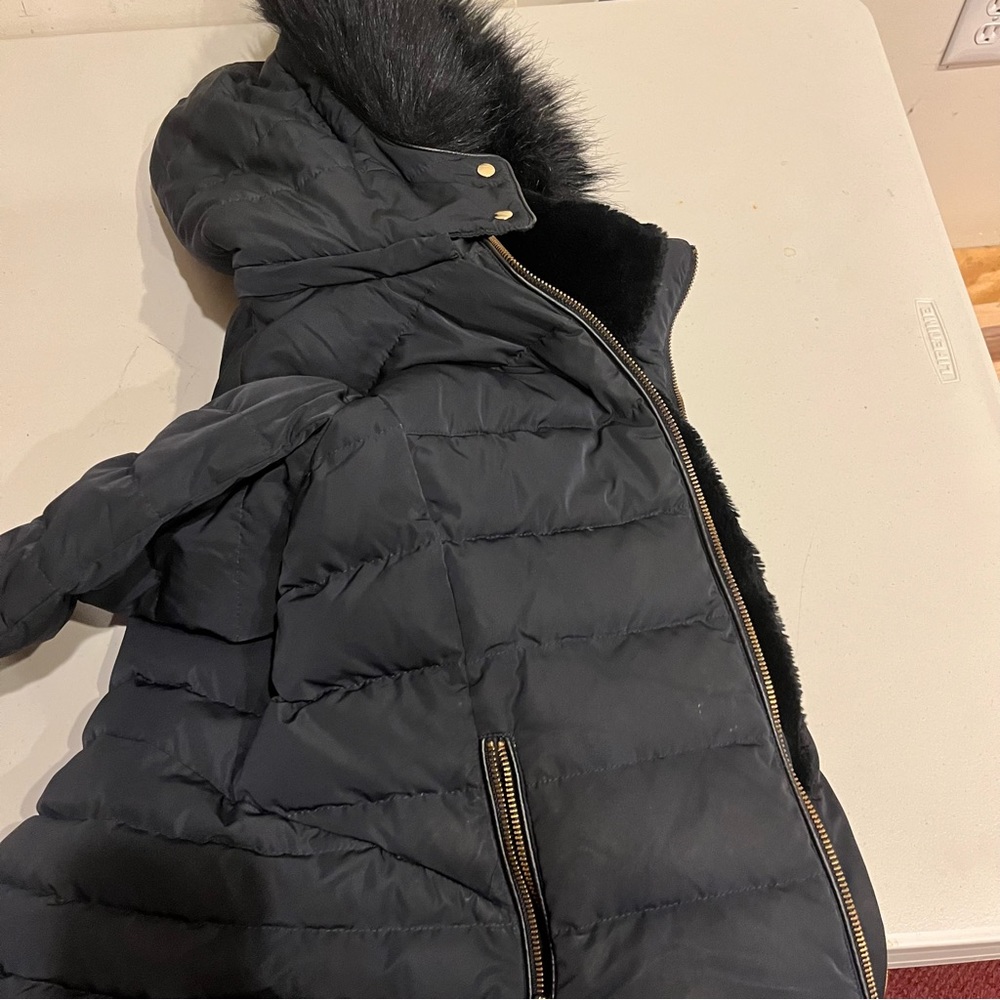 Zara basic women’s down coat